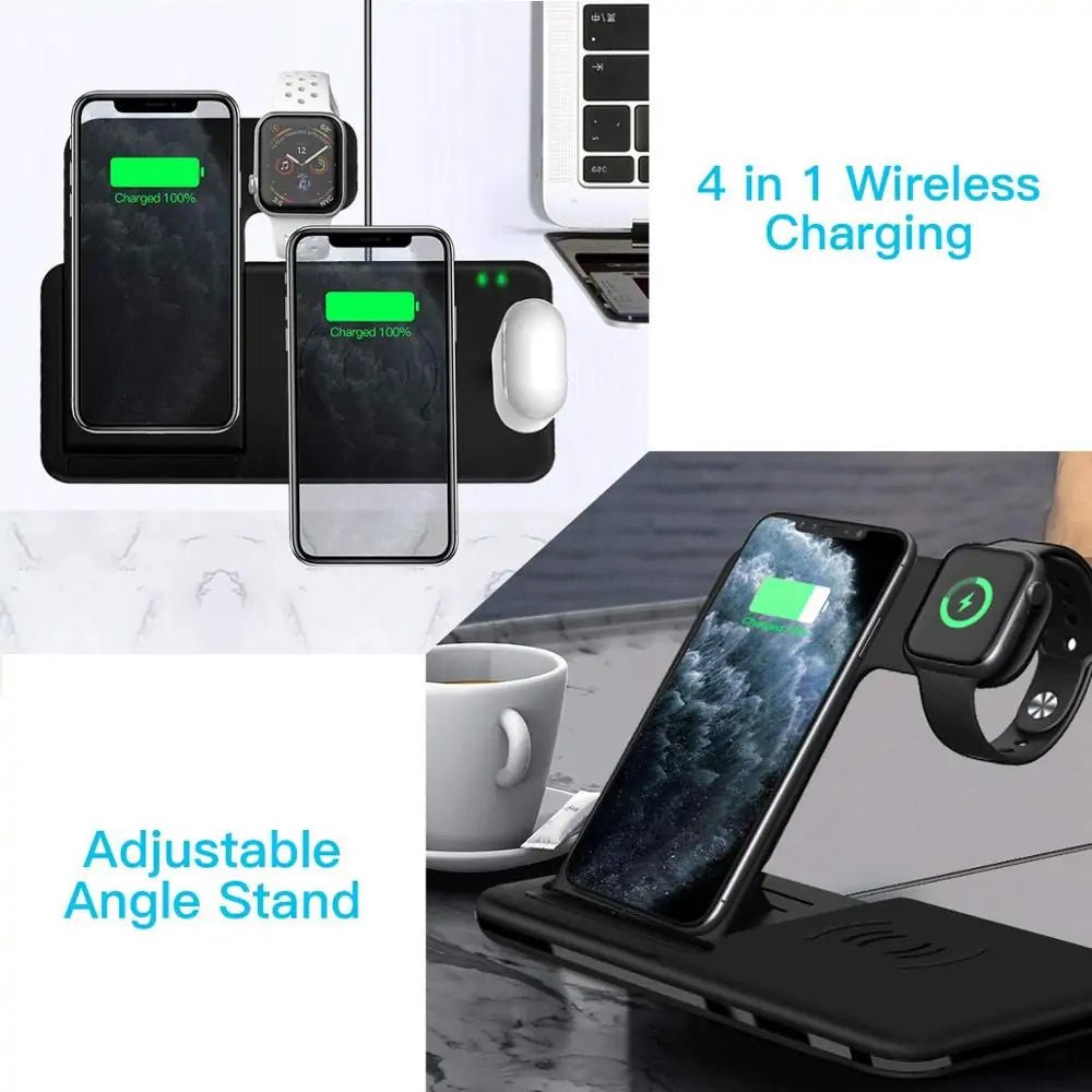 4in1 Fast Wireless Charger Stand