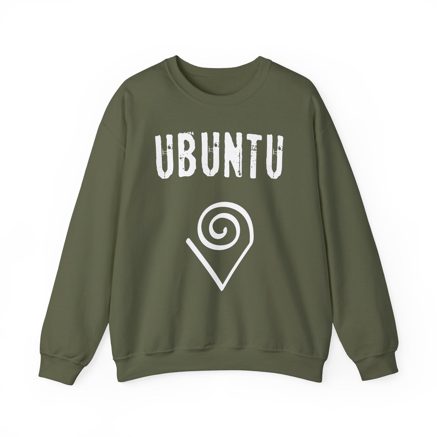Love Cloth Ubuntu - Unisex Heavy Blend™ Crewneck Graphic Print Sweatshirt
