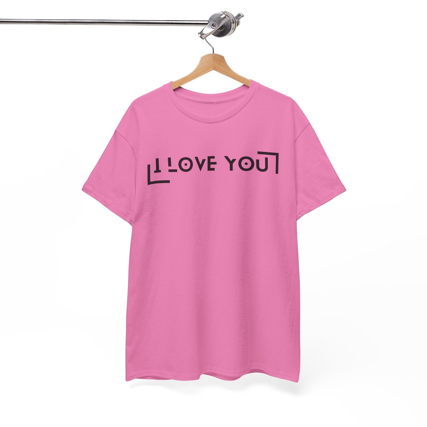 I Love You - Classic Graphic Print Unisex Heavy 100% Cotton Tee