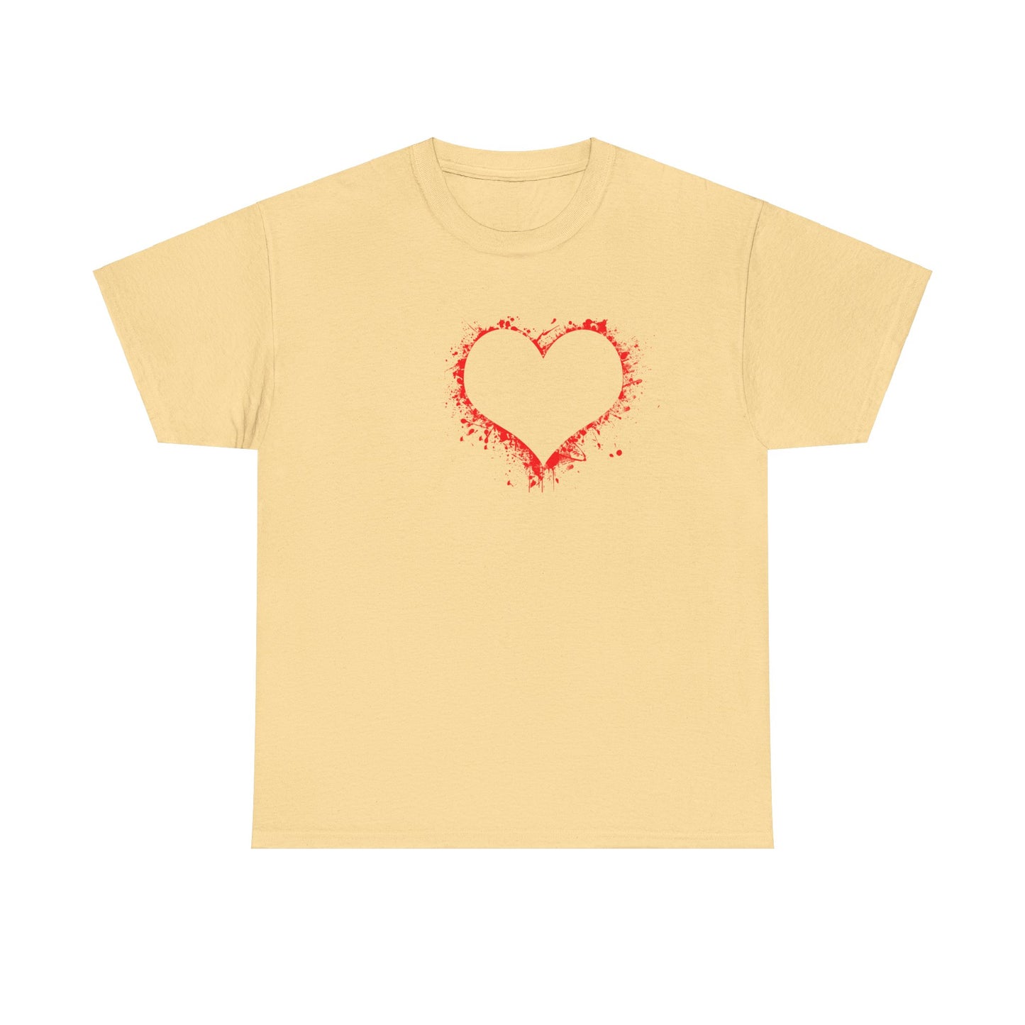Heavy Hearted Unisex 100% Cotton Graphic Tee