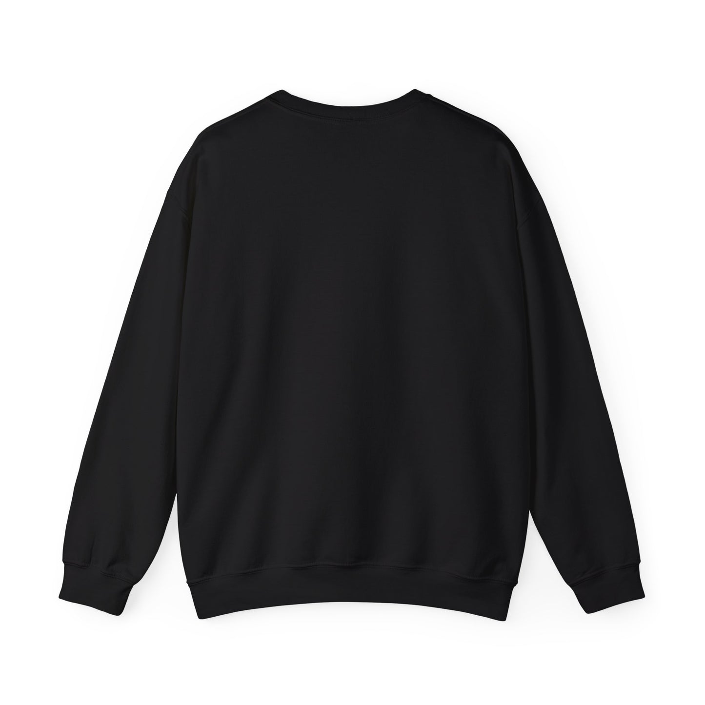 Black Straight Outta Love - Classic Unisex Heavy Blend™ Crewneck Graphic Print Sweatshirt