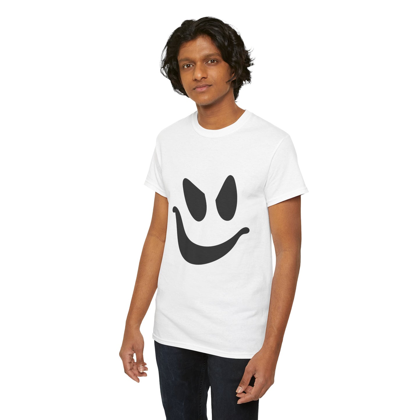 Ghost Face- Graphic Print Unisex Heavy 100% Cotton Tee