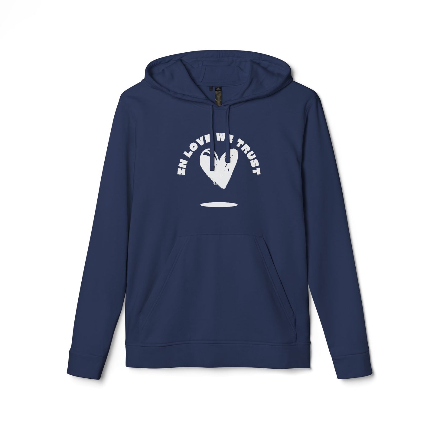 In Love We Trust - Adidas Graphic Print Unisex Fleece Hoodie