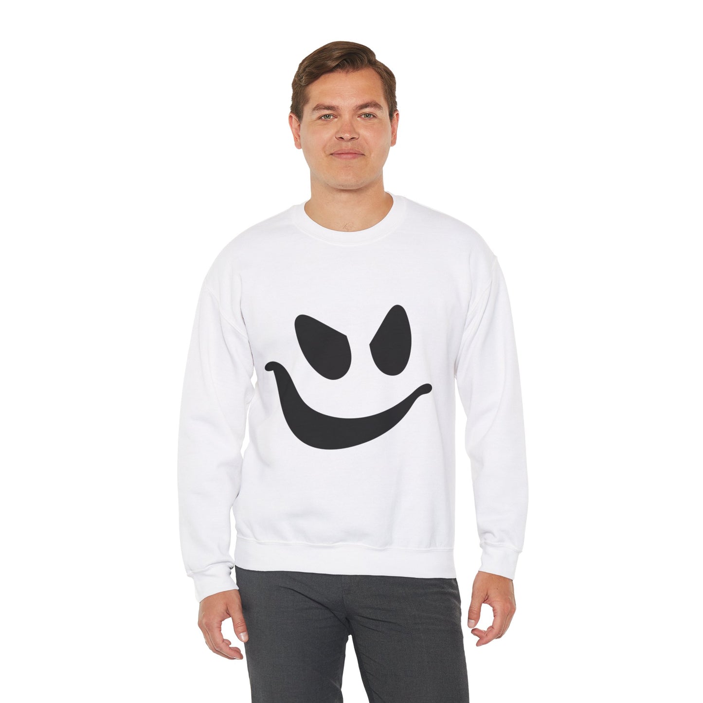 Ghost Face- Classic Graphic Print Unisex Heavy Blend™ Crewneck Sweatshirt