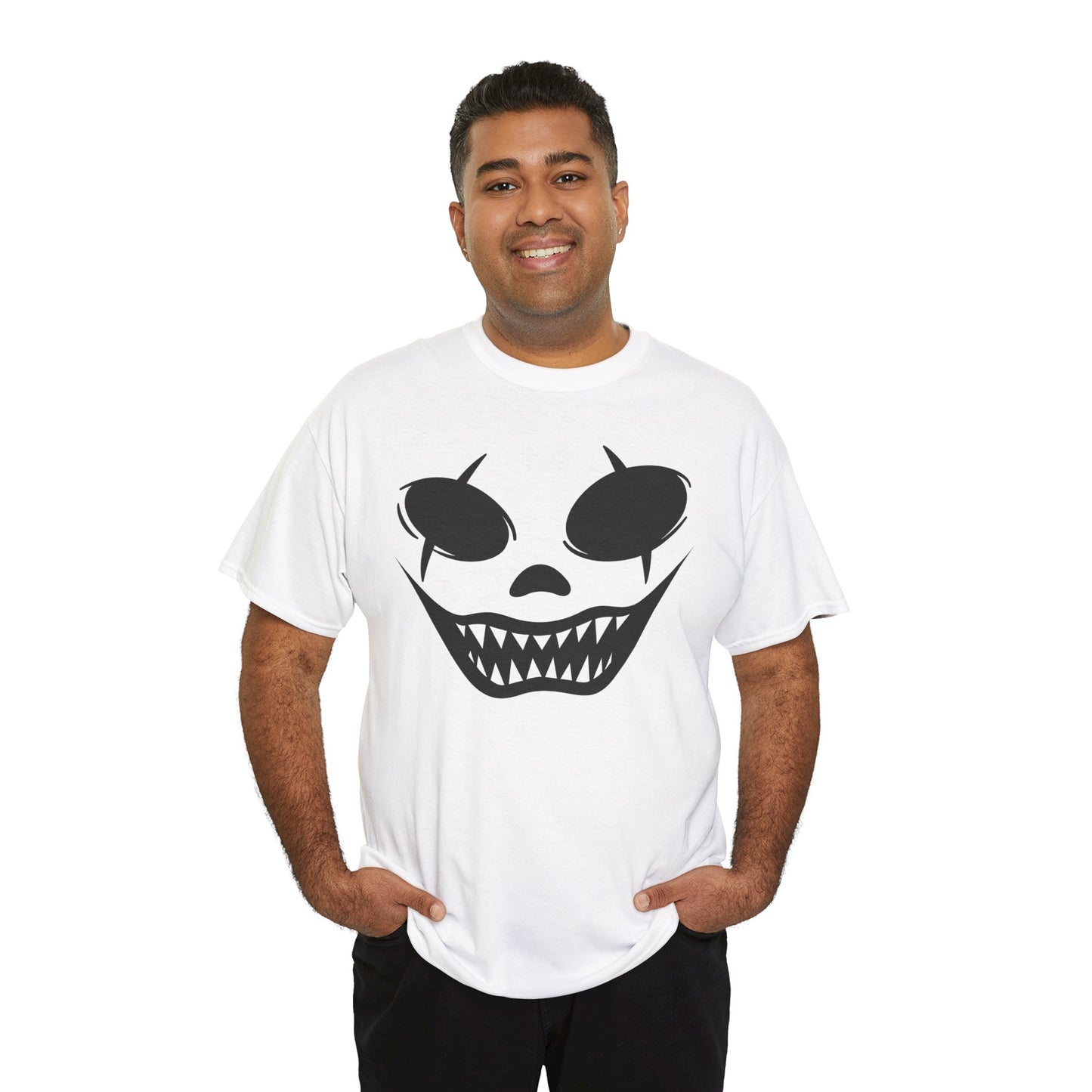 Clown Face- Classic Graphic Print Unisex Heavy 100% Cotton Tee