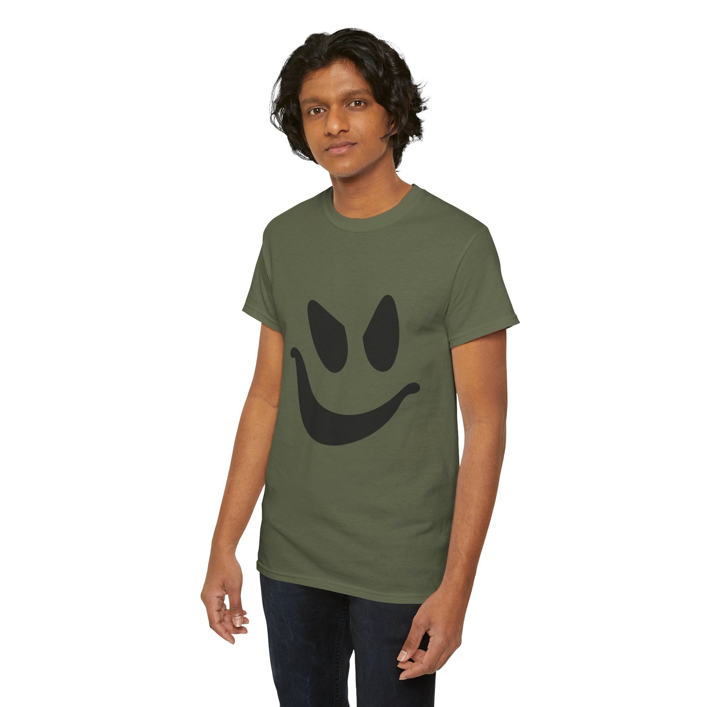 Ghost Face- Graphic Print Unisex Heavy 100% Cotton Tee