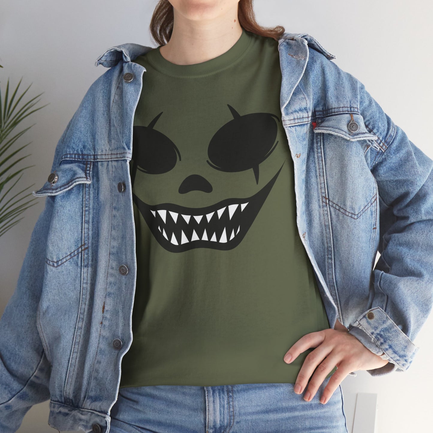 Clown Face- Classic Graphic Print Unisex Heavy 100% Cotton Tee
