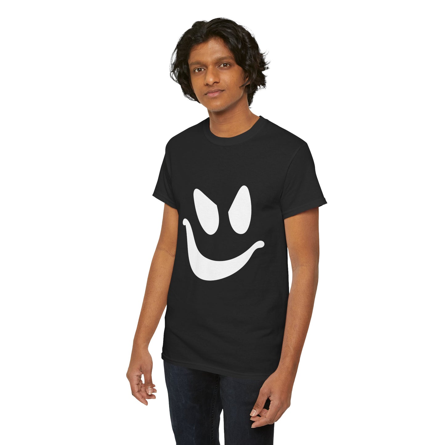 Ghost Face- Graphic Print Unisex Heavy 100% Cotton Tee