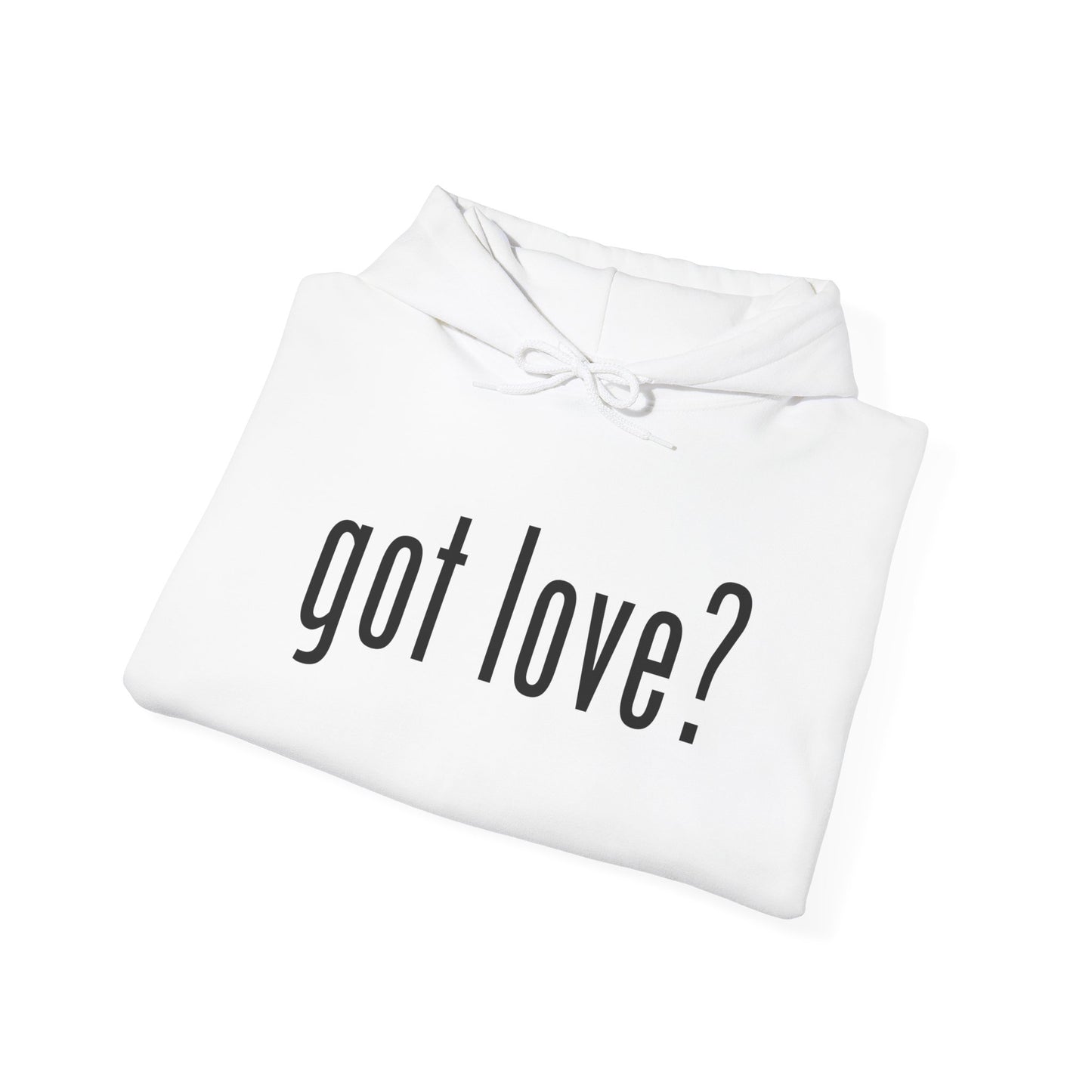 Love Cloth got love? - Classic Unisex Heavy Blend™ Hooded Graphic Print Sweatshirt