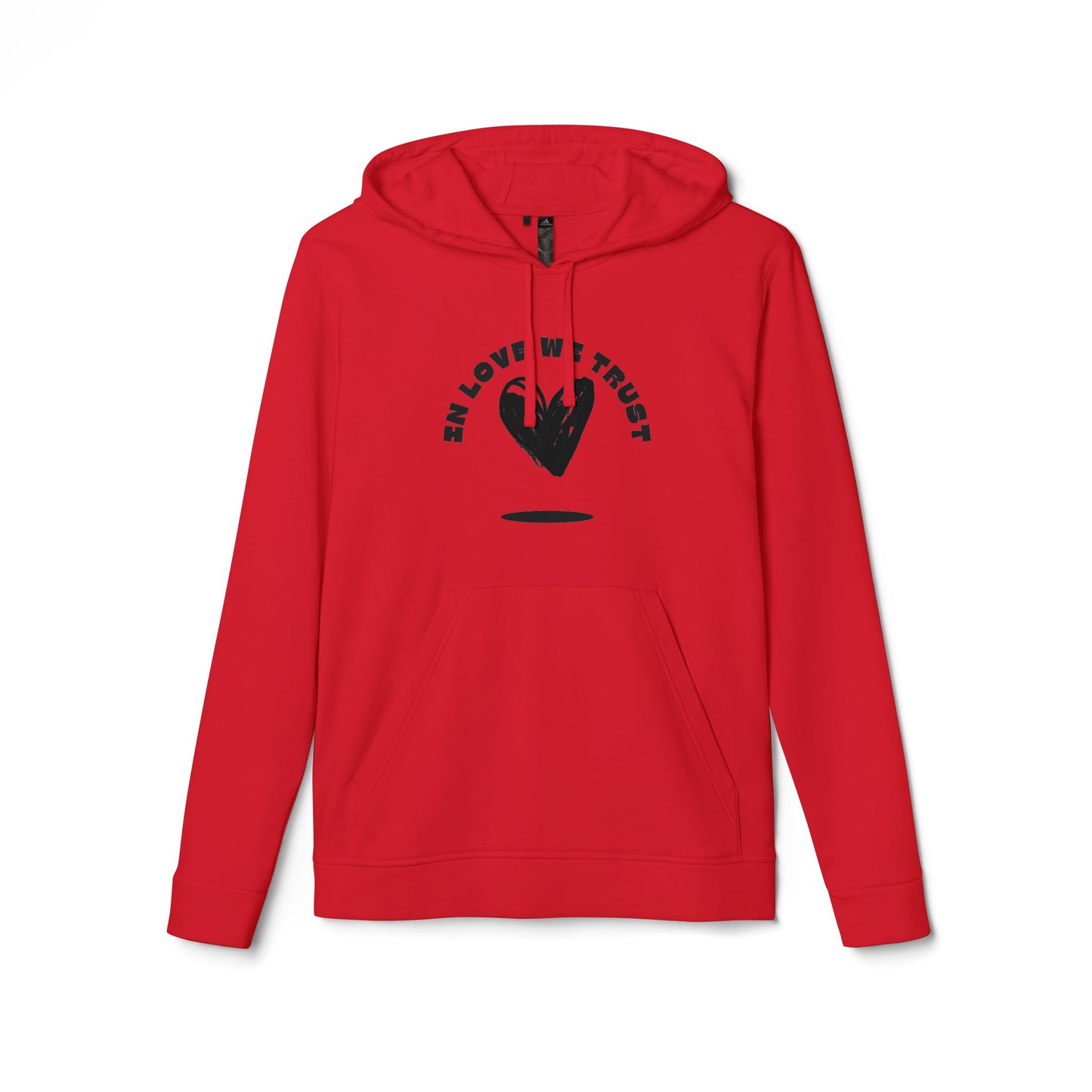 In Love We Trust - Adidas Graphic Print Unisex Fleece Hoodie