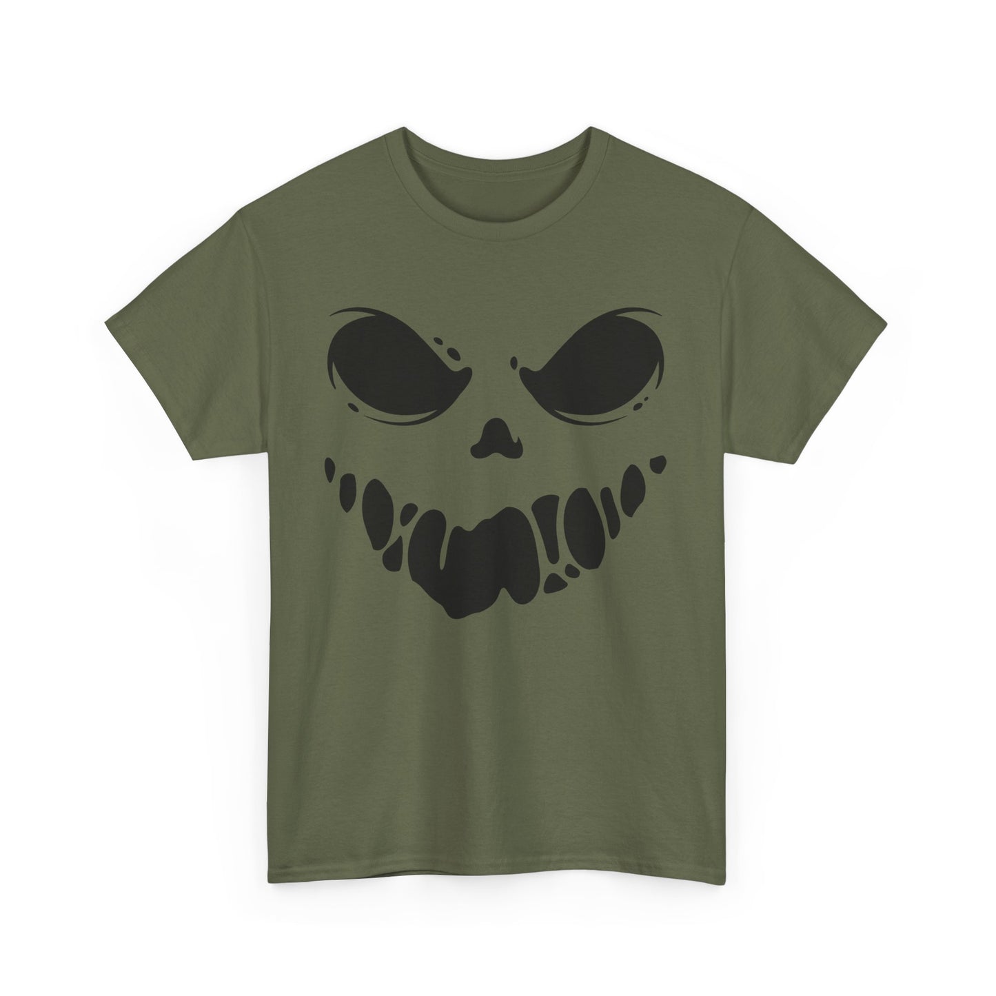 Ghoul Face- Classic Graphic Print Unisex Heavy 100% Cotton Tee