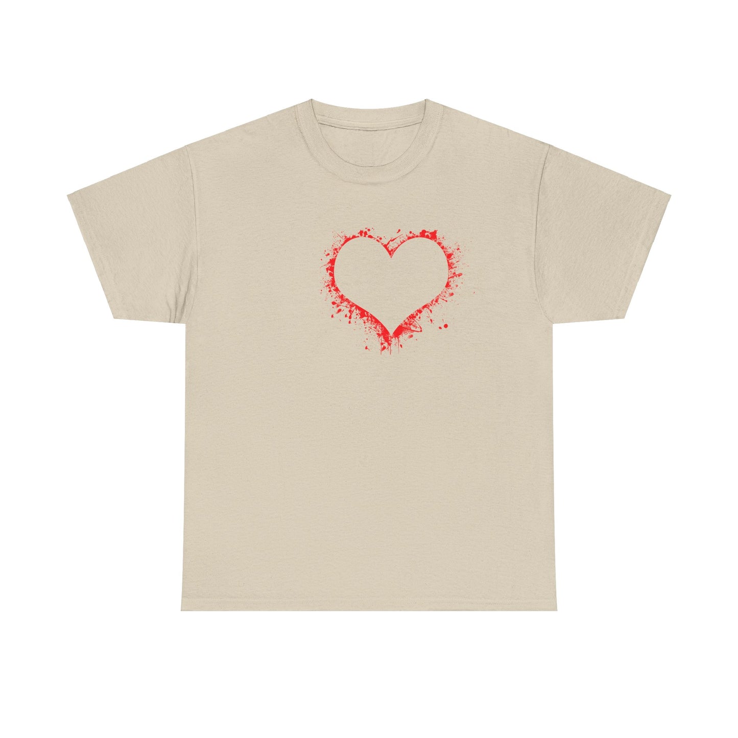 Heavy Hearted Unisex 100% Cotton Graphic Tee