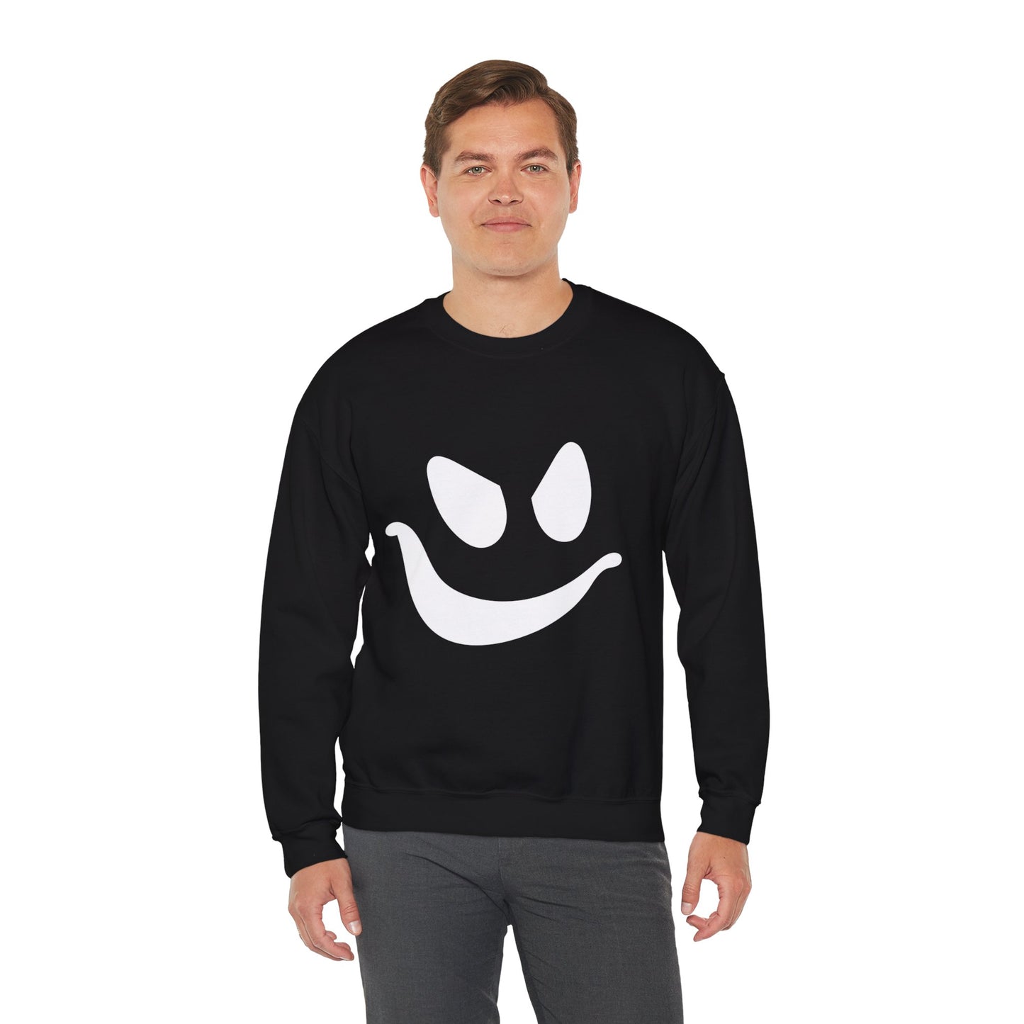 Ghost Face- Classic Graphic Print Unisex Heavy Blend™ Crewneck Sweatshirt