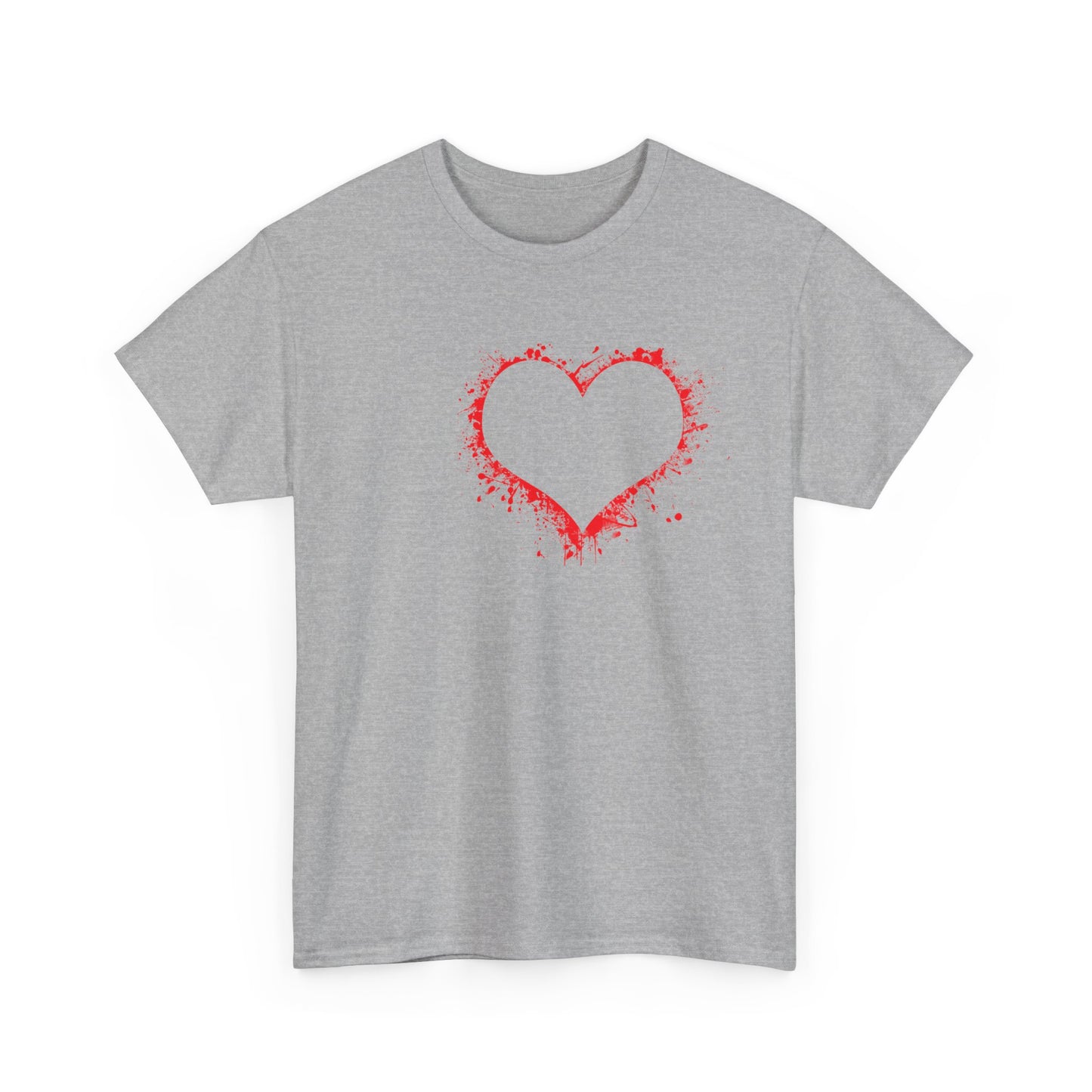Heavy Hearted Unisex 100% Cotton Graphic Tee