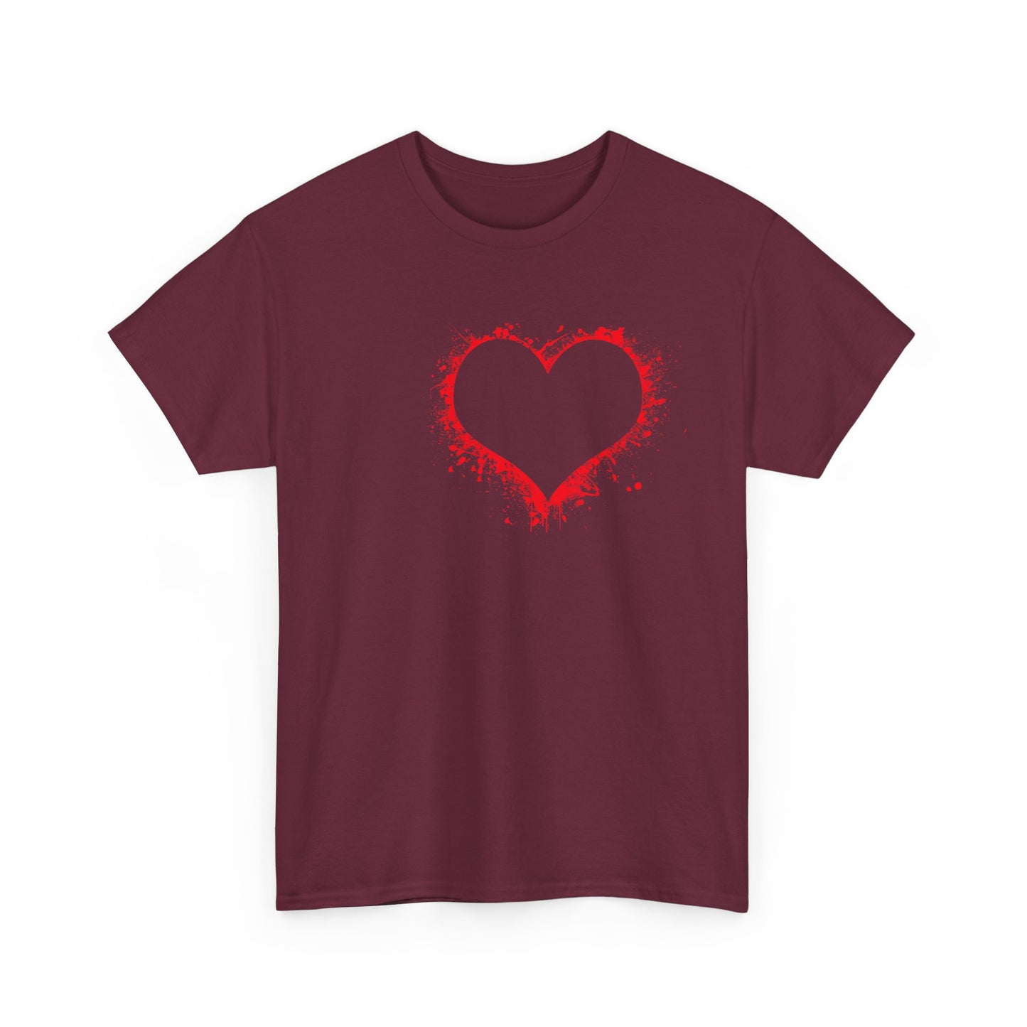 Heavy Hearted Unisex 100% Cotton Graphic Tee