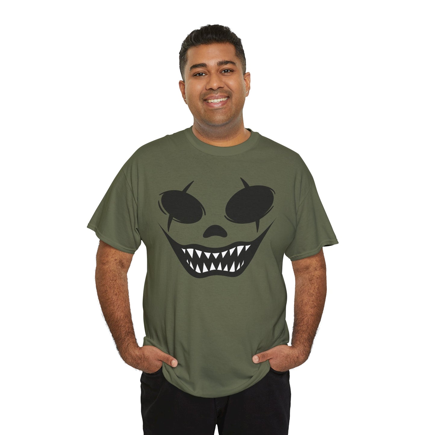 Clown Face- Classic Graphic Print Unisex Heavy 100% Cotton Tee