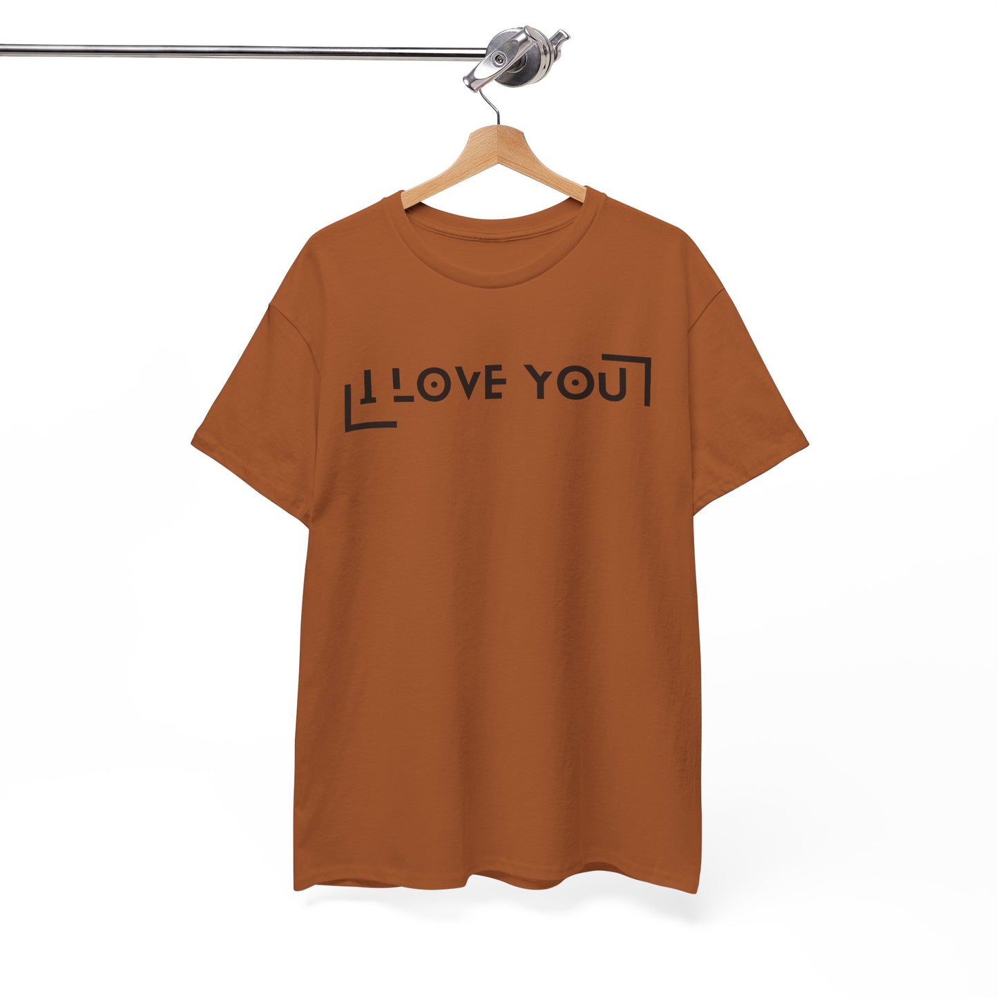 I Love You - Classic Graphic Print Unisex Heavy 100% Cotton Tee