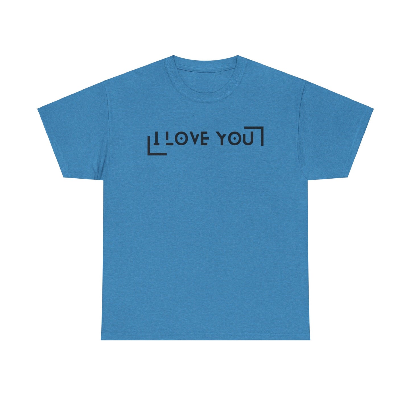 I Love You - Classic Graphic Print Unisex Heavy 100% Cotton Tee