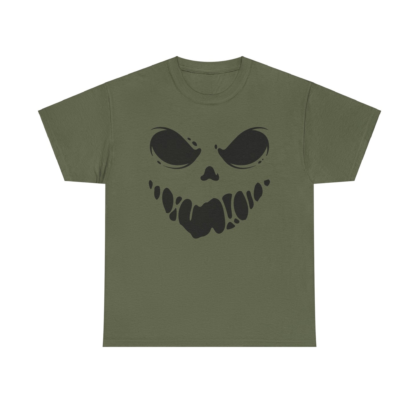 Ghoul Face- Classic Graphic Print Unisex Heavy 100% Cotton Tee