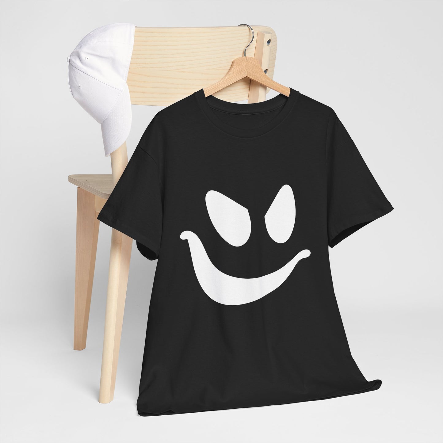 Ghost Face- Graphic Print Unisex Heavy 100% Cotton Tee