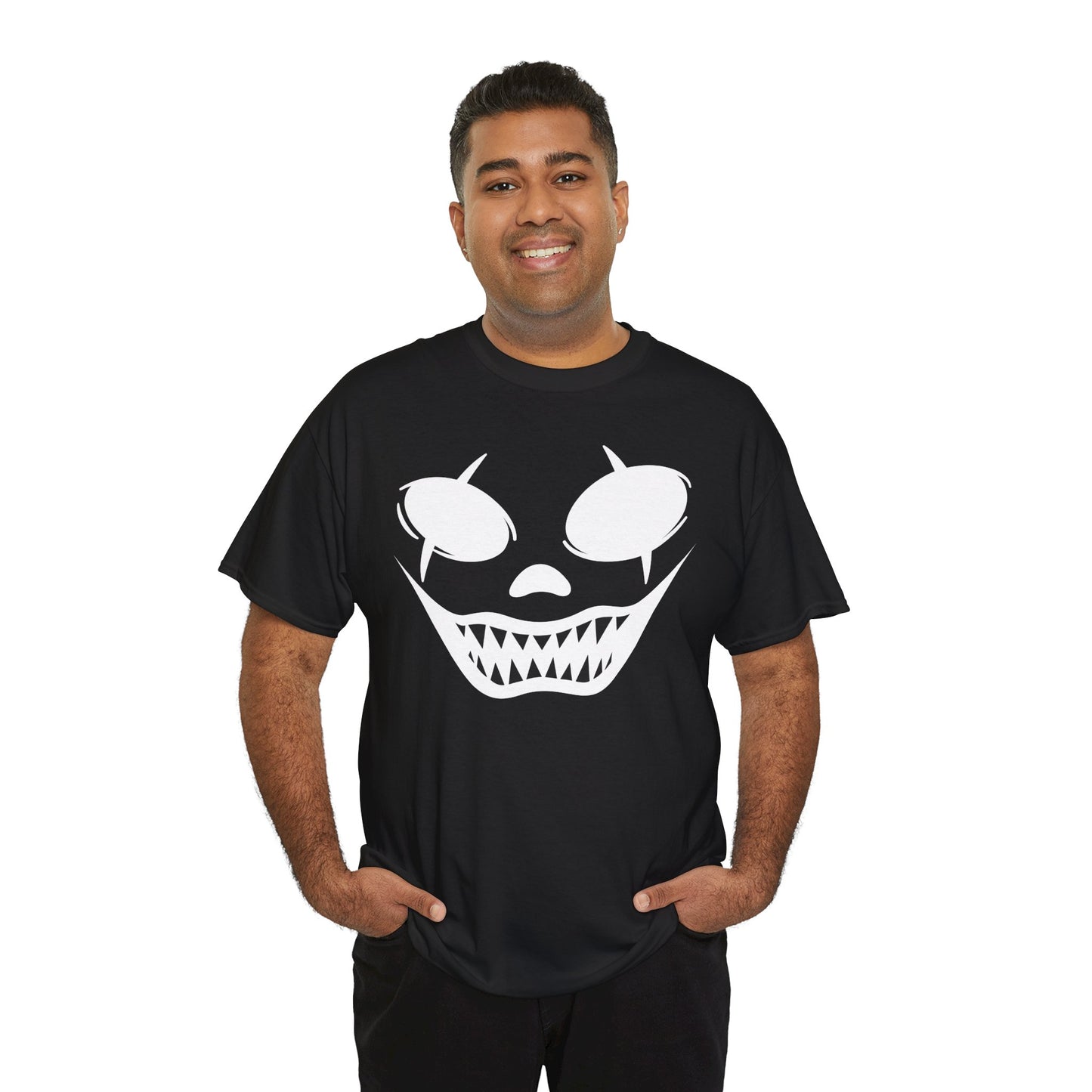 Clown Face- Classic Graphic Print Unisex Heavy 100% Cotton Tee