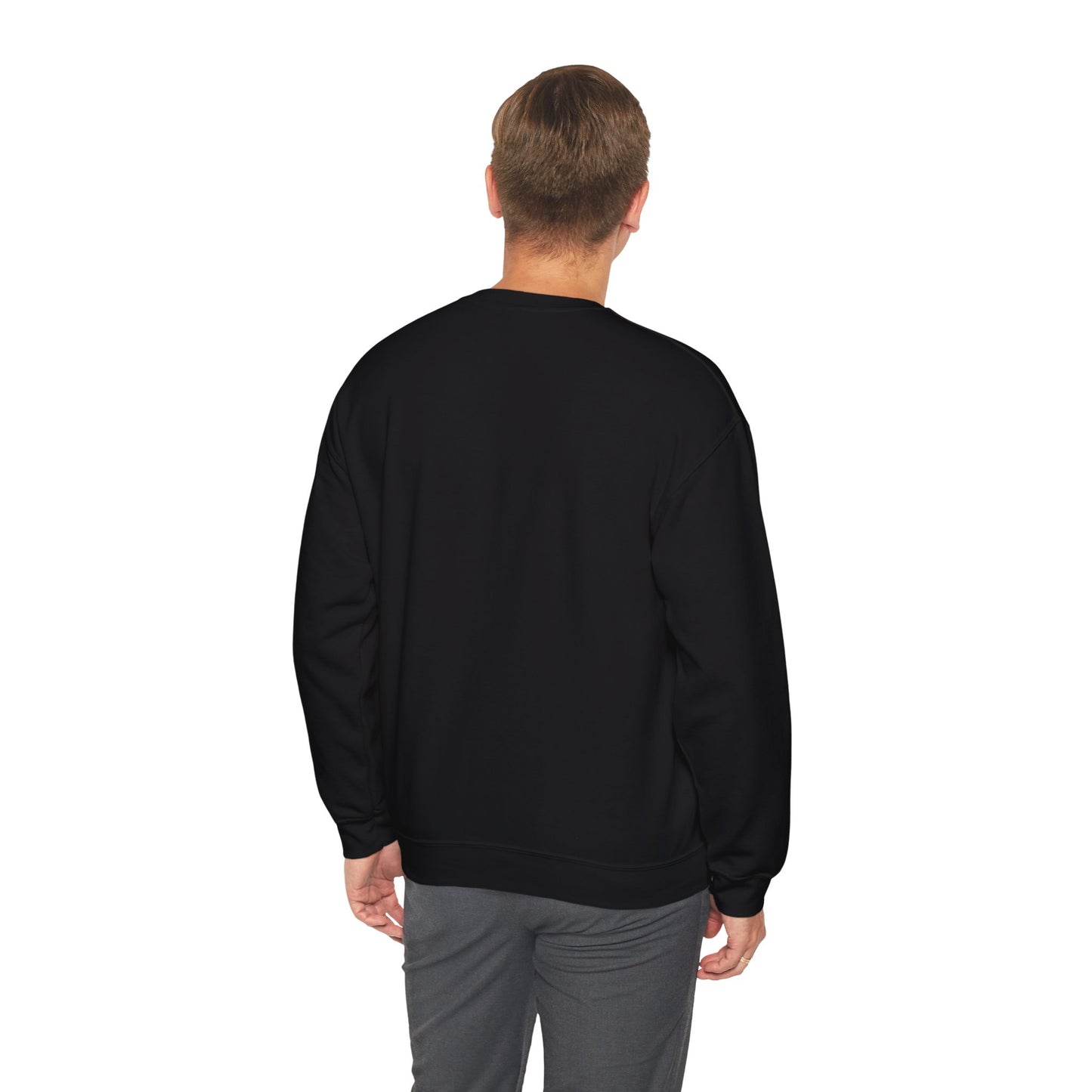 Ghoul Face- Graphic Print Unisex Heavy Blend™ Crewneck Sweatshirt