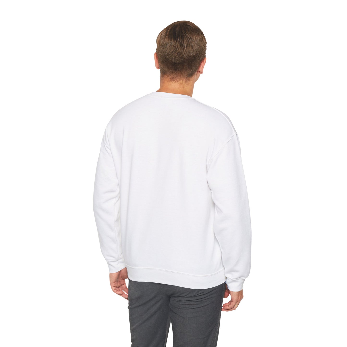 Ghoul Face- Graphic Print Unisex Heavy Blend™ Crewneck Sweatshirt