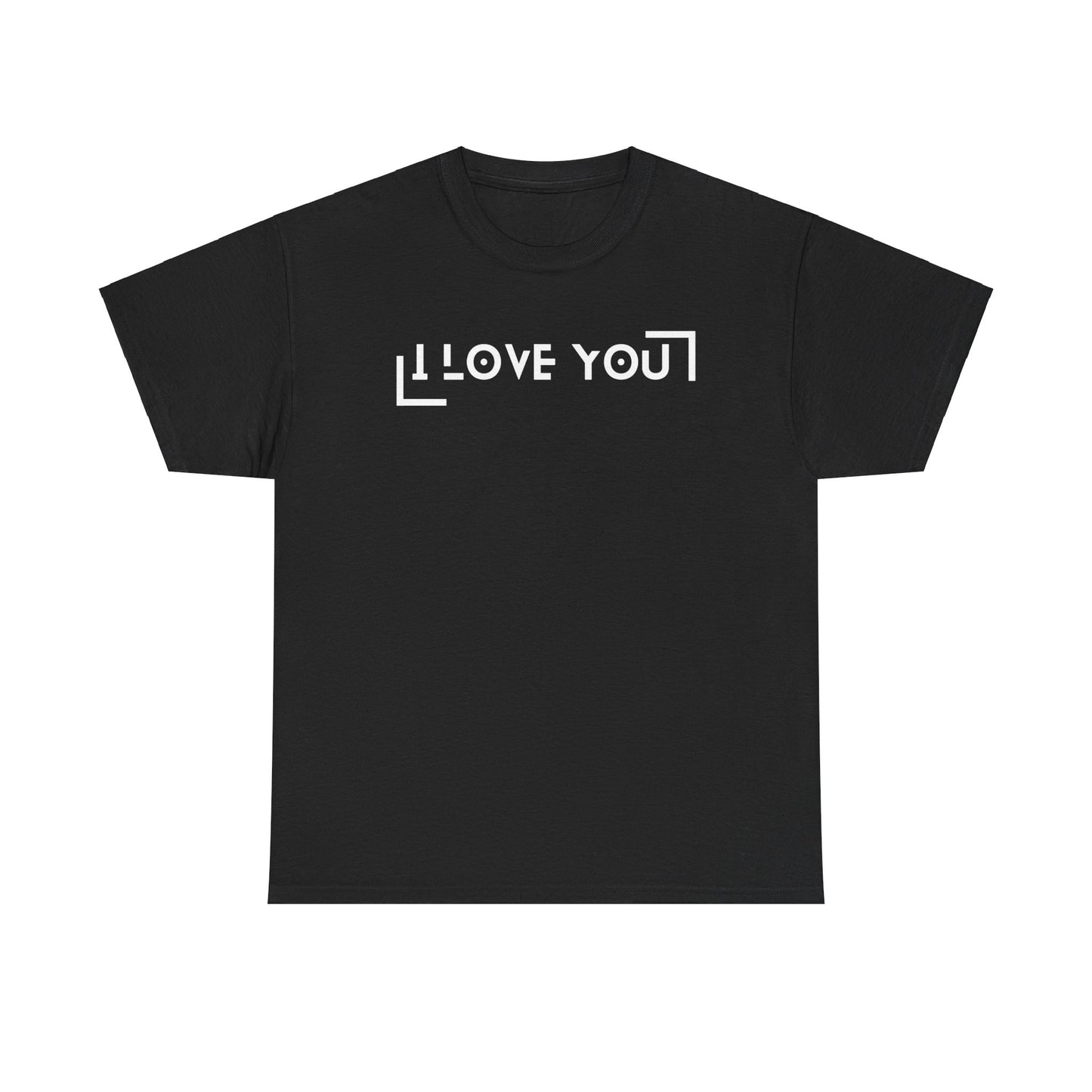 I Love You - Classic Graphic Print Unisex Heavy 100% Cotton Tee
