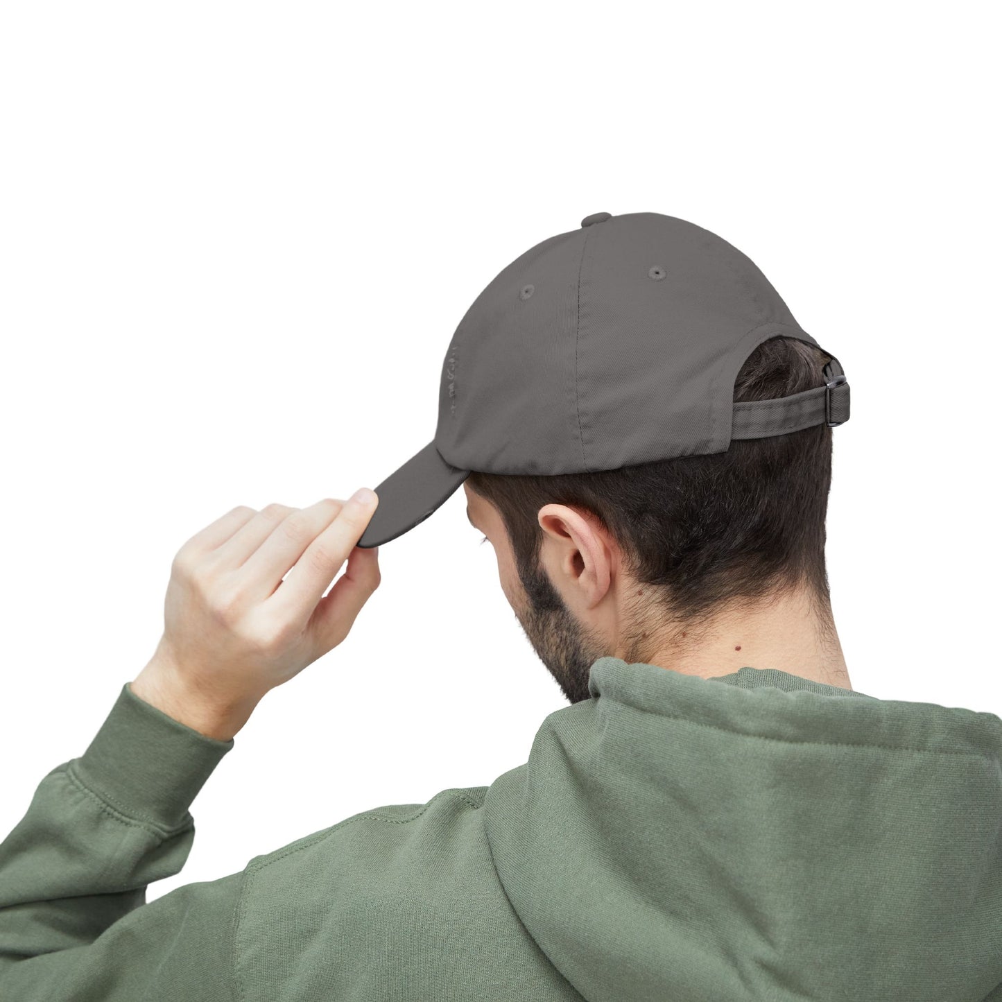 Heart & Bones- Unisex Graphic Distressed Cap 100% Cotton