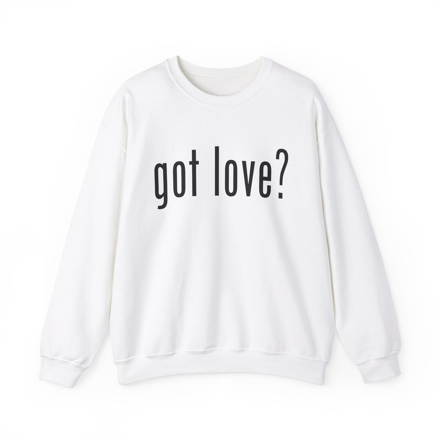 got love? - classic Unisex Heavy Blend™ Crewneck Graphic Print Sweatshirt
