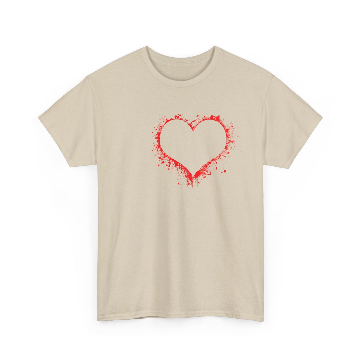 Heavy Hearted Unisex 100% Cotton Graphic Tee