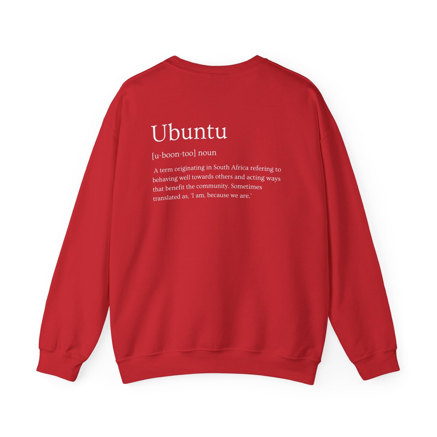 Love Cloth Ubuntu - Unisex Heavy Blend™ Crewneck Graphic Print Sweatshirt