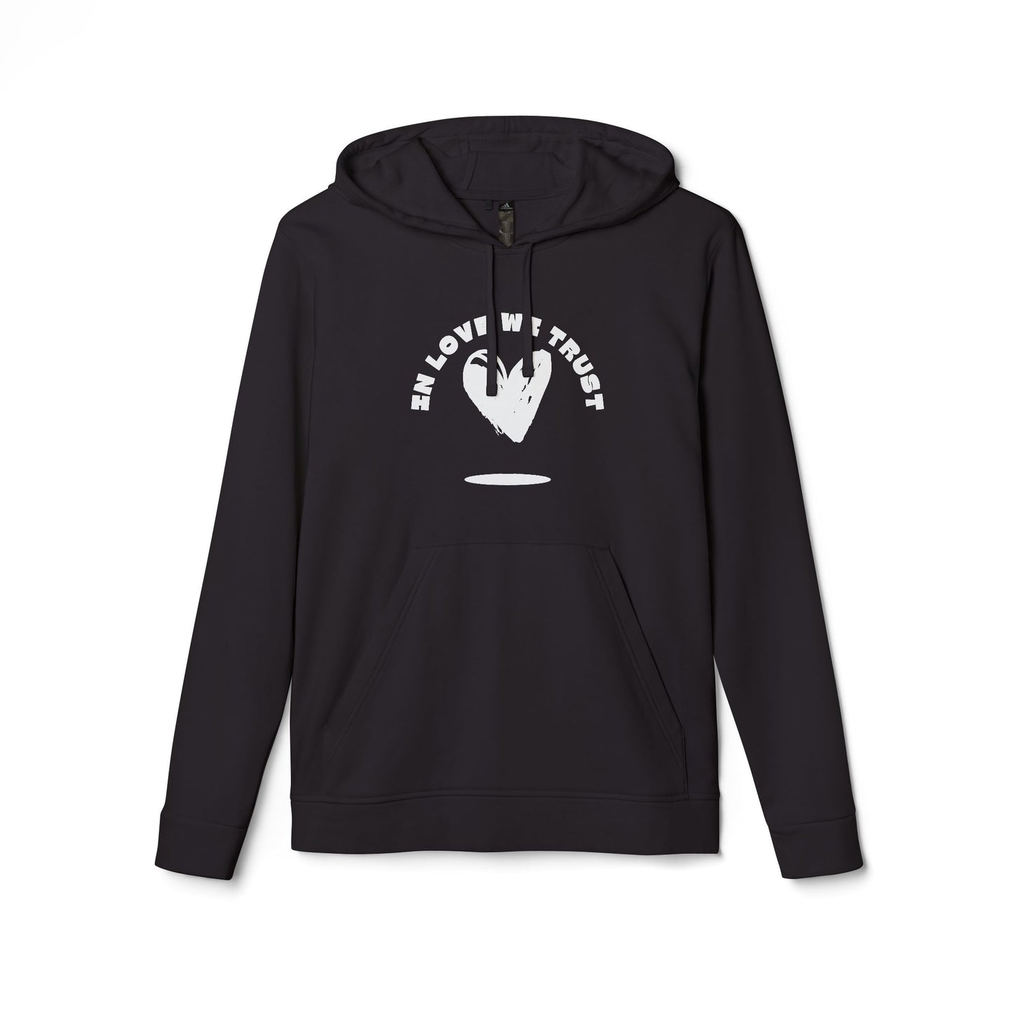 In Love We Trust - Adidas Graphic Print Unisex Fleece Hoodie