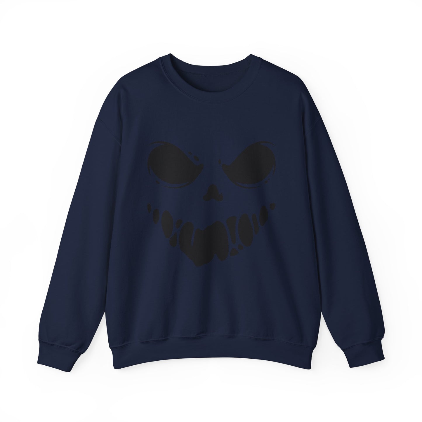 Ghoul Face- Graphic Print Unisex Heavy Blend™ Crewneck Sweatshirt