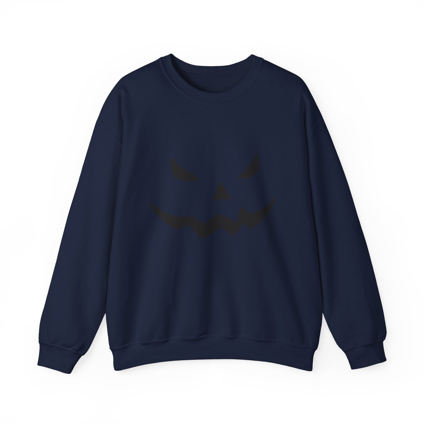 Pumpkin Face- Classic Graphic Print Unisex Heavy Blend™ Crewneck Sweatshirt