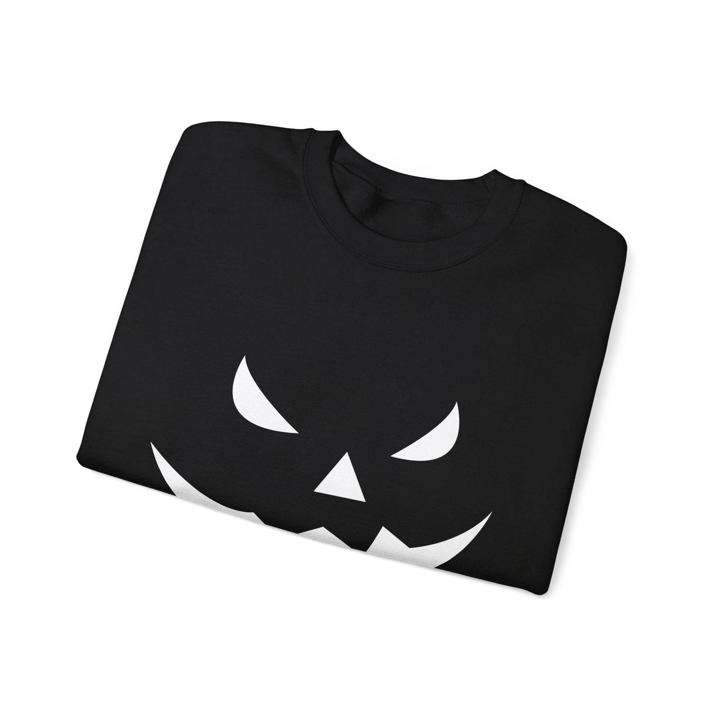 Pumpkin Face- Classic Graphic Print Unisex Heavy Blend™ Crewneck Sweatshirt
