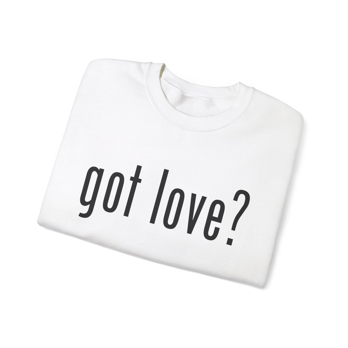got love? - classic Unisex Heavy Blend™ Crewneck Graphic Print Sweatshirt