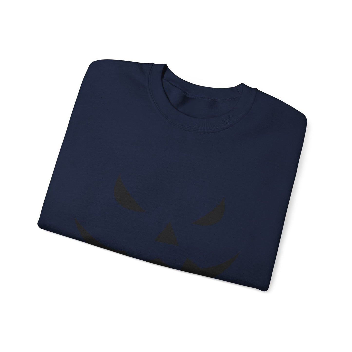 Pumpkin Face- Classic Graphic Print Unisex Heavy Blend™ Crewneck Sweatshirt