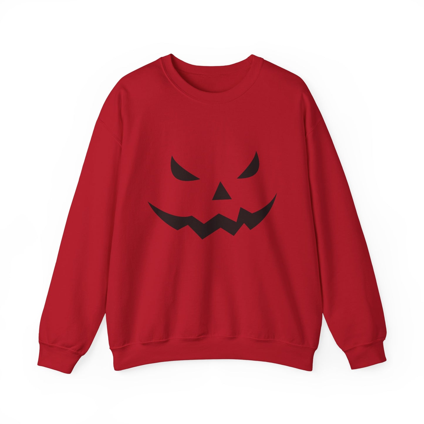 Pumpkin Face- Classic Graphic Print Unisex Heavy Blend™ Crewneck Sweatshirt