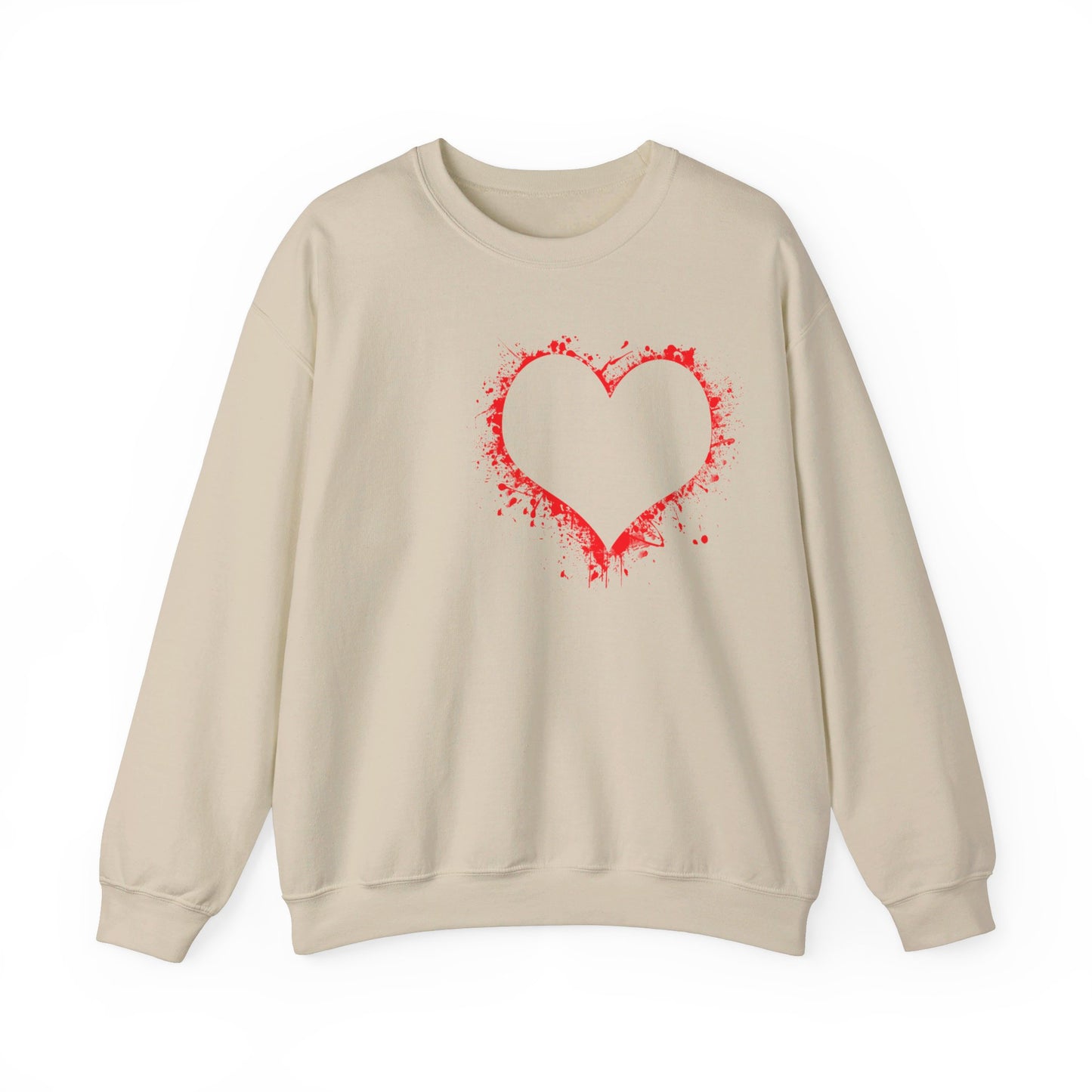 Heavy Hearted Unisex Heavy Blend™ Cotton Classic Crewneck Sweatshirt