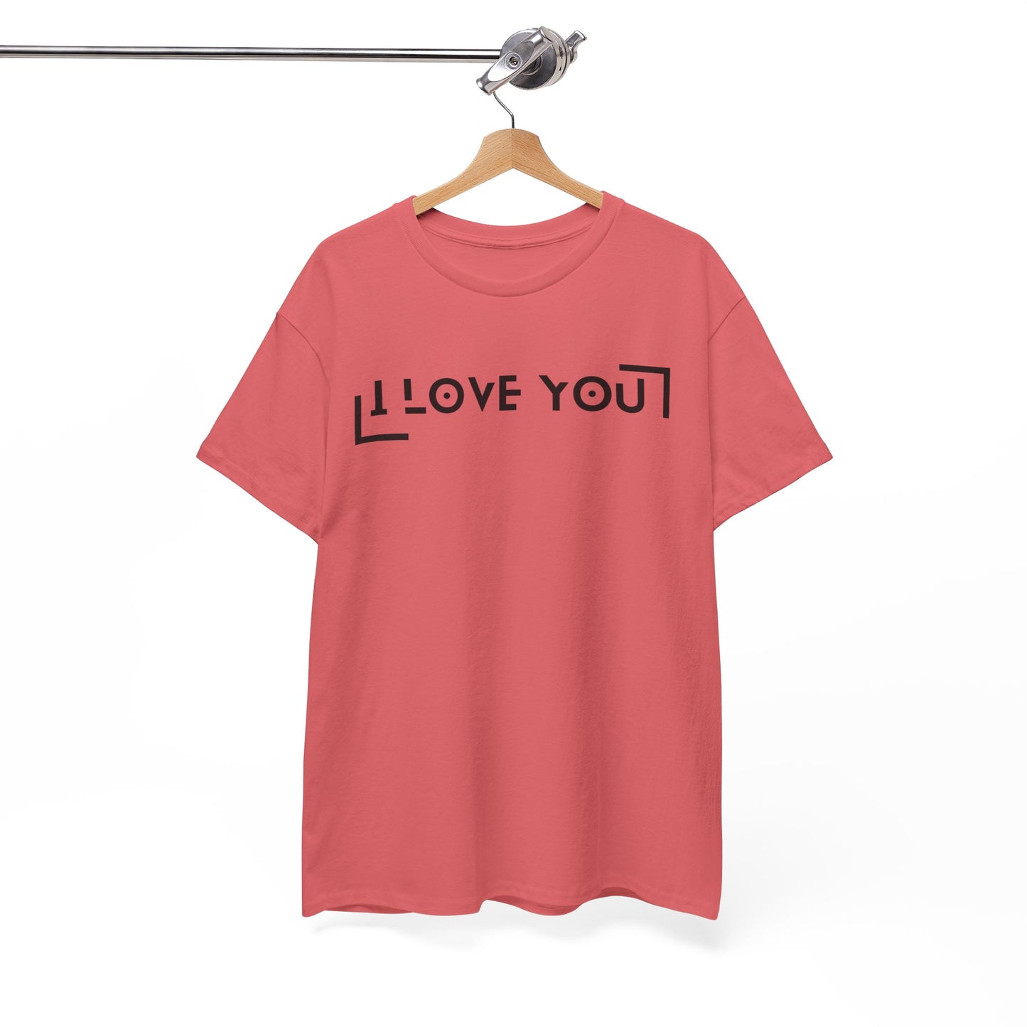 I Love You - Classic Graphic Print Unisex Heavy 100% Cotton Tee
