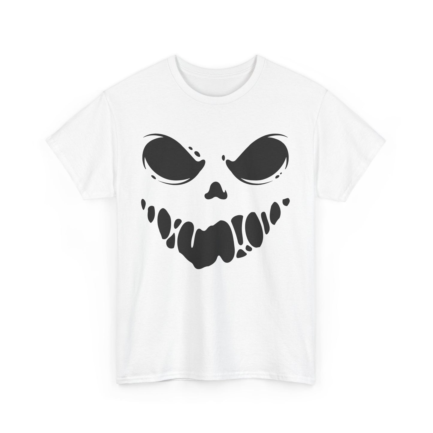 Ghoul Face- Classic Graphic Print Unisex Heavy 100% Cotton Tee
