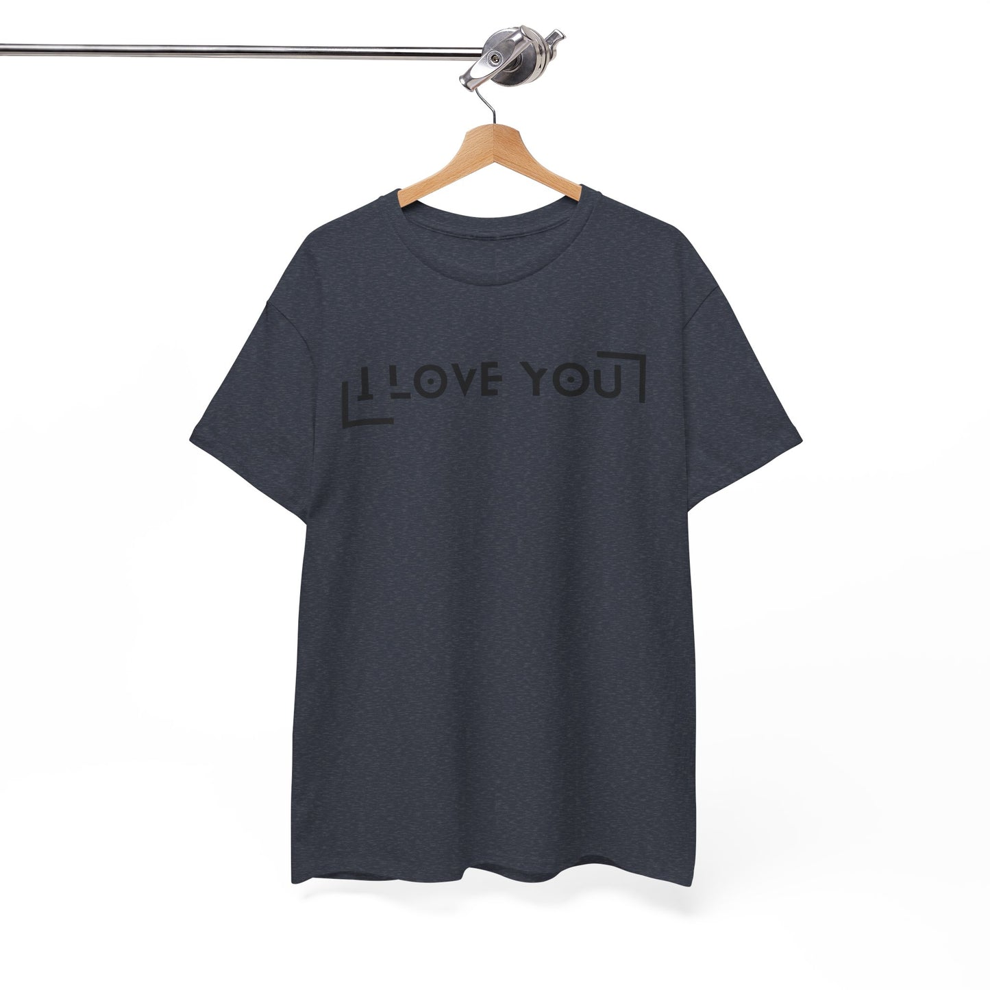 I Love You - Classic Graphic Print Unisex Heavy 100% Cotton Tee