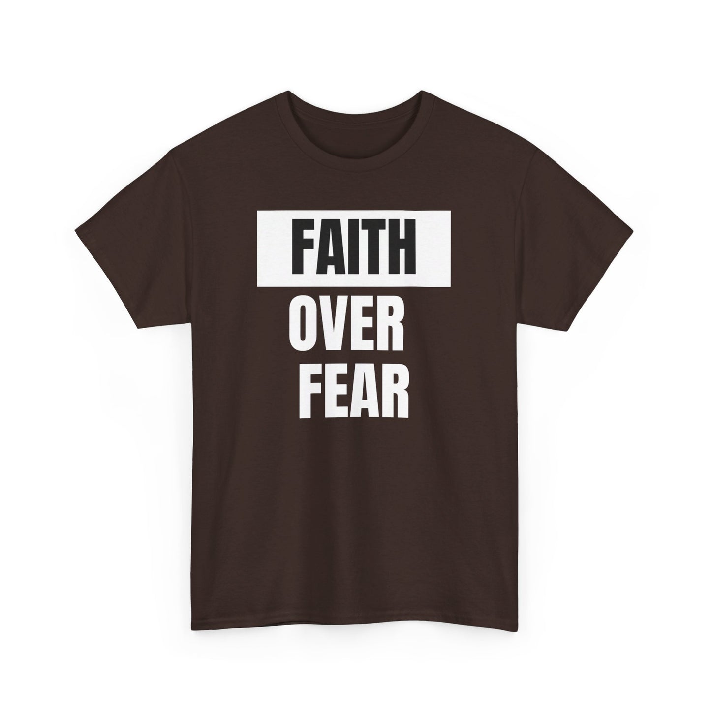 Big Faith Over Fear - Unisex 100% Cotton Graphic Tee