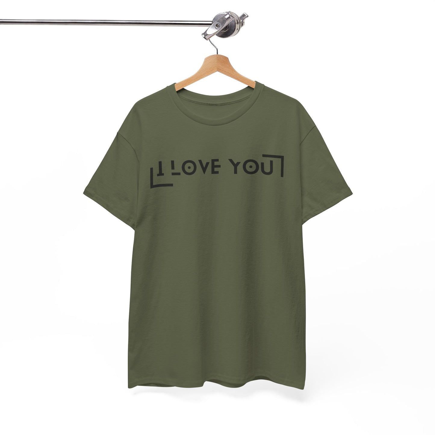 I Love You - Classic Graphic Print Unisex Heavy 100% Cotton Tee