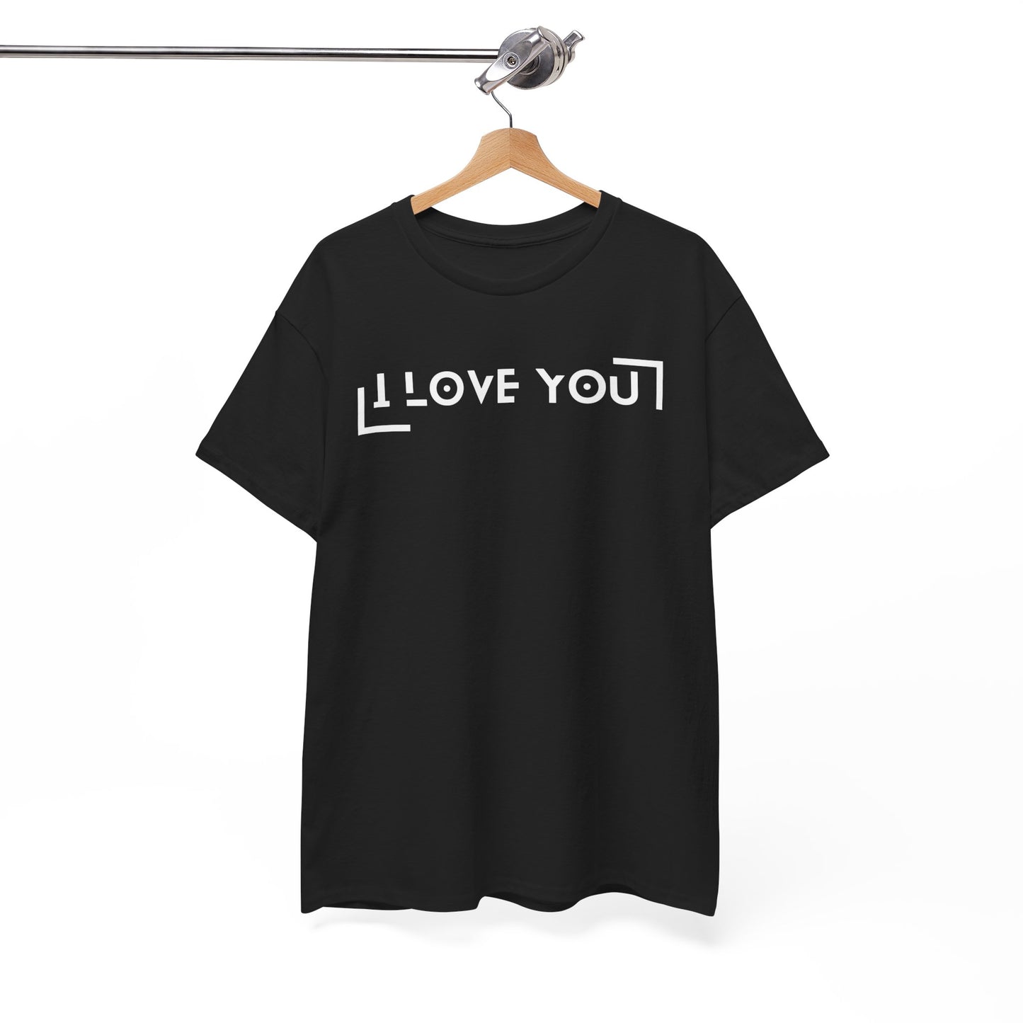 I Love You - Classic Graphic Print Unisex Heavy 100% Cotton Tee