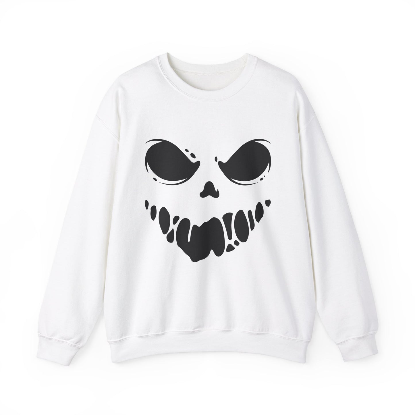 Ghoul Face- Graphic Print Unisex Heavy Blend™ Crewneck Sweatshirt