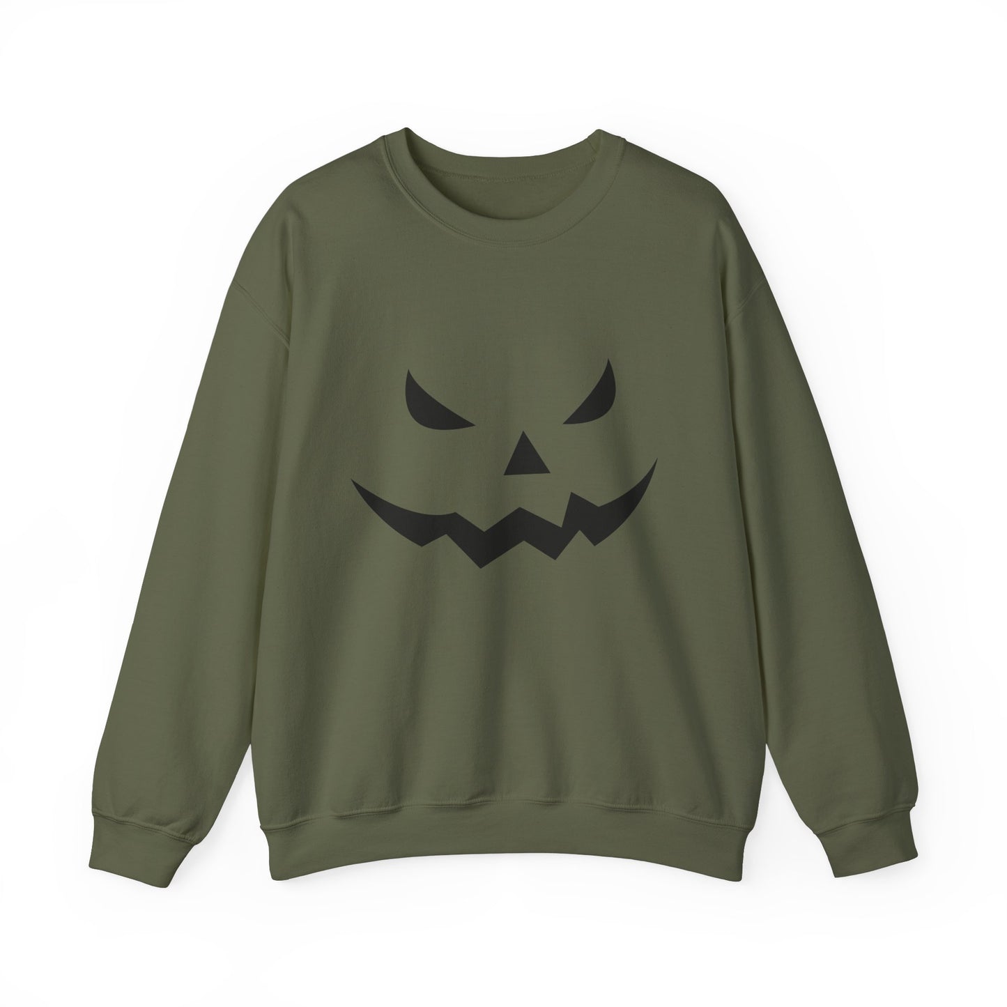 Pumpkin Face- Classic Graphic Print Unisex Heavy Blend™ Crewneck Sweatshirt