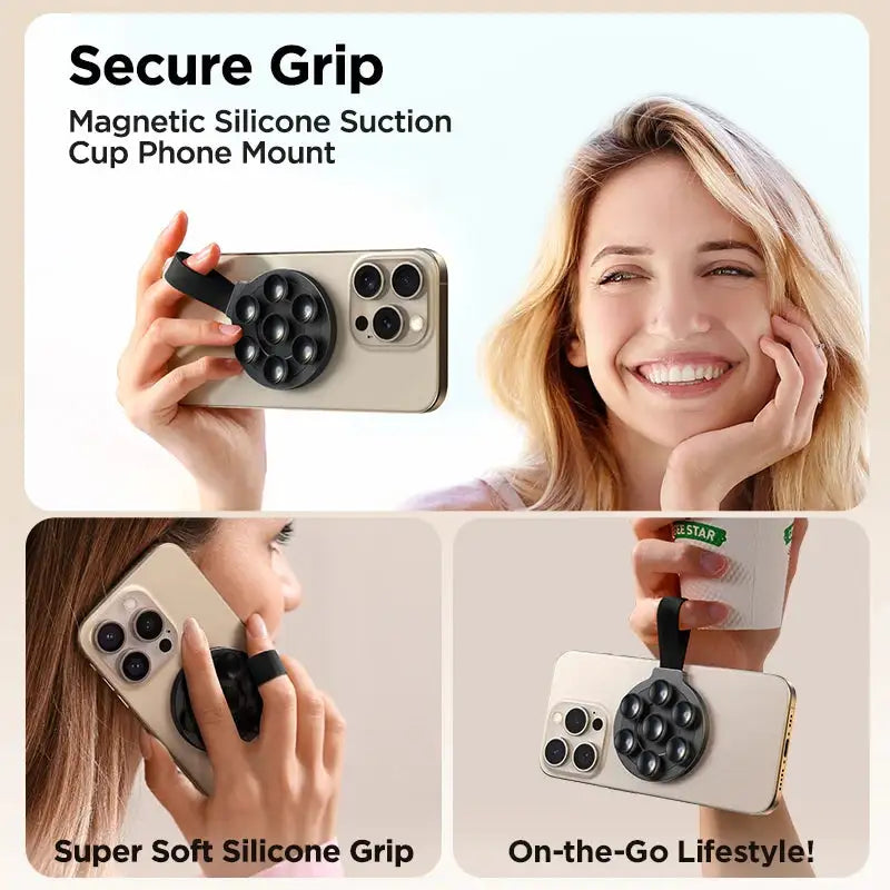 Joyroom Magnetic Silicone Suction Hand-Free Phone Mount iPhone