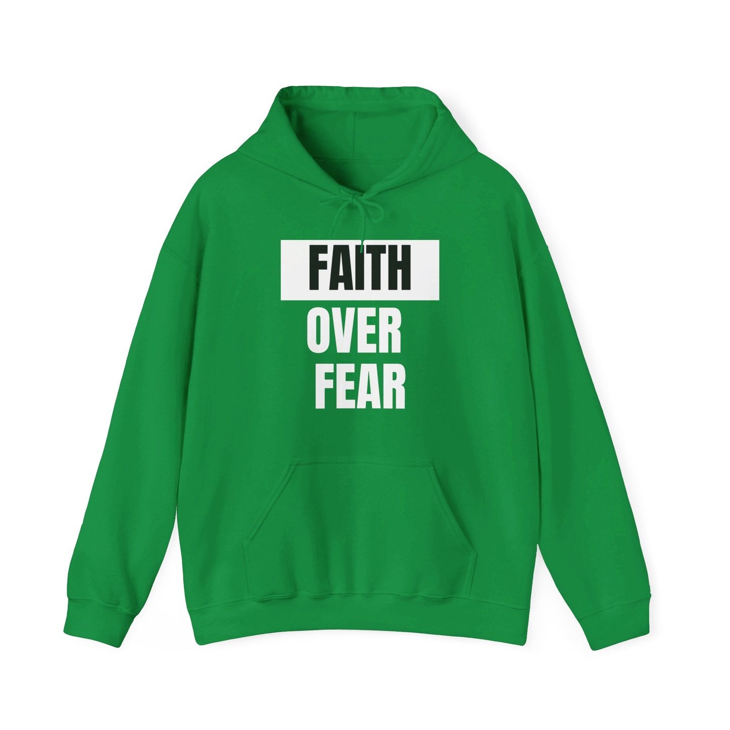 Faith Over Fear Unisex Heavy Blend™ Hooded Print Sweatshirt